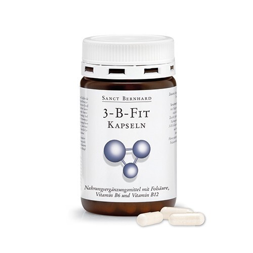 3-B-FIT: vitamín B6 + B12 + kyselina listová