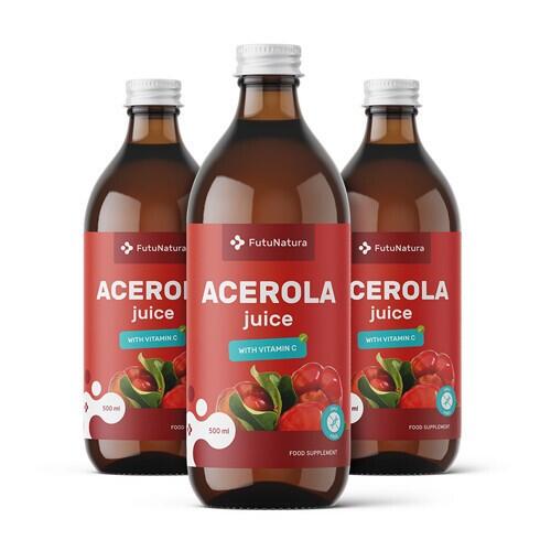 3x Acerola mahl