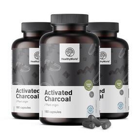 3x Activated charcoal 2000 mg