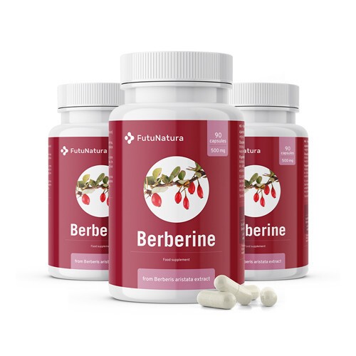 3x Berberín 500 mg