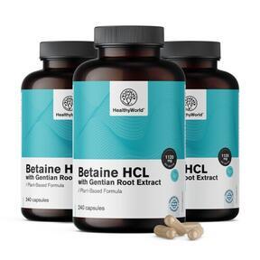 3x Betaín HCL 1120 mg