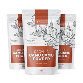 3x organický prášek Camu Camu