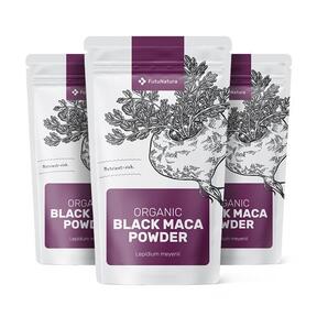 3x Organic Black Maca powder