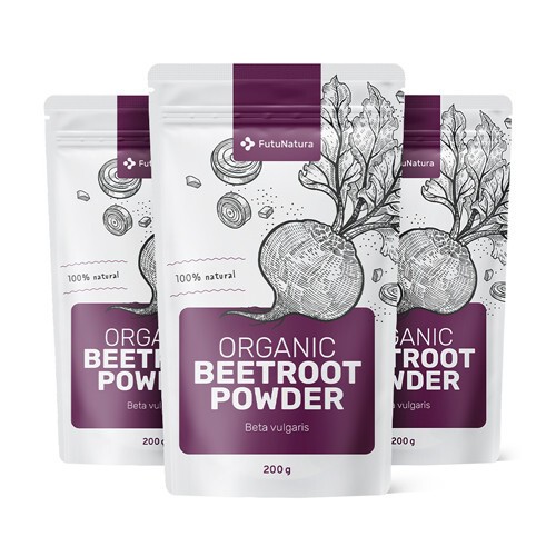 3x Organic Beetroot powder