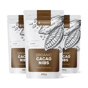 3x Organic crushed cocoa beans criollo