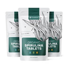 3x Organic Spirulina 400 mg