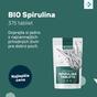 3x organická spirulina 400 mg