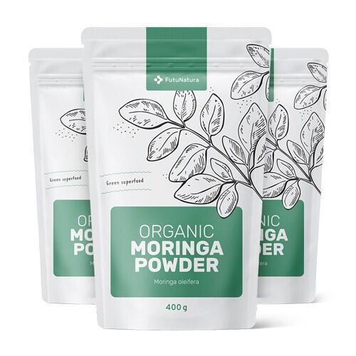 3x Biologisch Moringa poeder