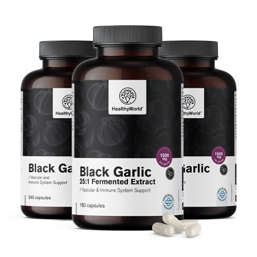 3x Black garlic 1500 mg