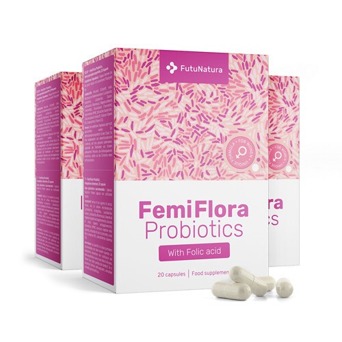 3x FemiFlora Probiotics – pre ženy