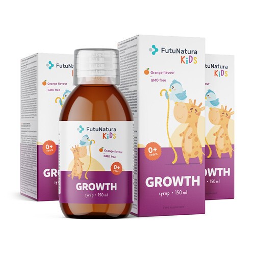3x GROWTH – Sirup pre deti v období rastu