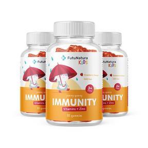 3x IMMUNITY - Elastiekjes voor kinderen voor immuniteit