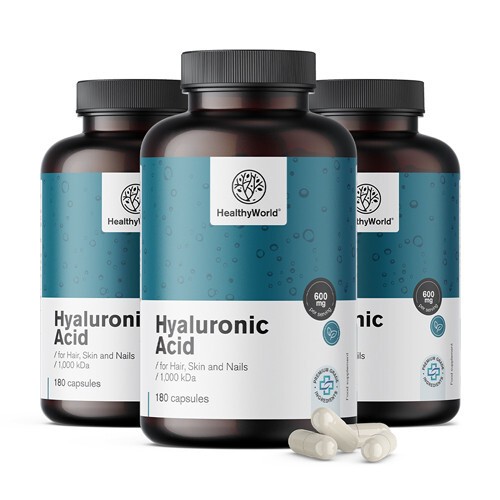 3x Hyaluronic acid 600 mg