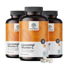 3x Lipozomálny vitamín C 1200 mg