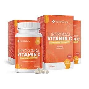 3x Lipozomálny vitamín C 1200 mg