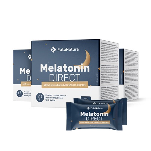 3x Melatonina 1 mg BEZPOŚREDNIO
