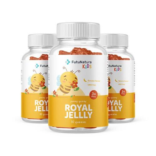 3x ROYAL JELLY - Gumy dla niemowląt z mleczkiem pszczelim