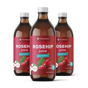 3x Rosehip juice