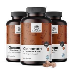 3x Cinnamon with chromium and zinc
