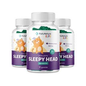 3x SLEEPY HEAD - Gumíky pre deti pre lepší spánok