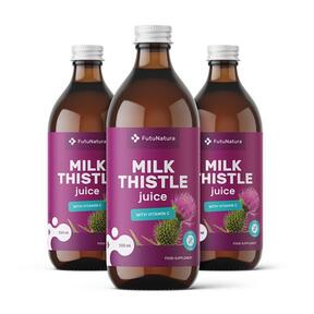 3x Milk thistle juice