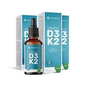 3x Vitamín D3 + K2 – v kvapkách