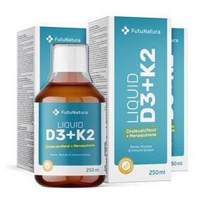 3x Vitamín D3 + K2 – v tekutine