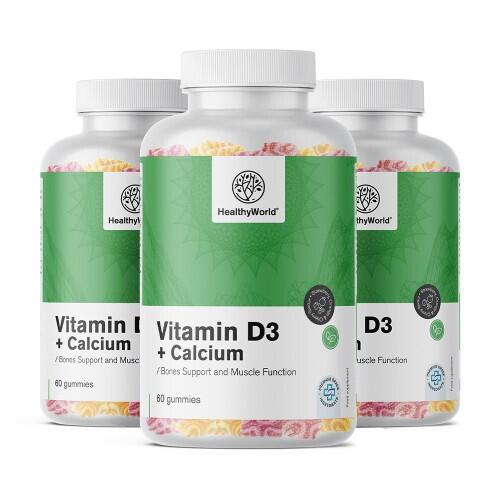 3x D3-vitamiin + kaltsium