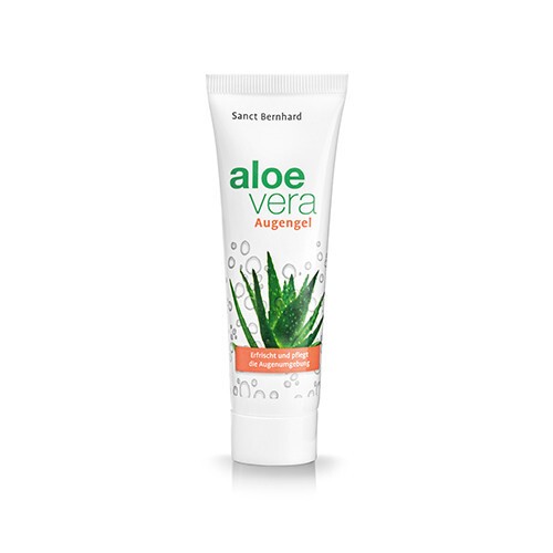 Aloe Vera gel for the care of the skin around the eyes