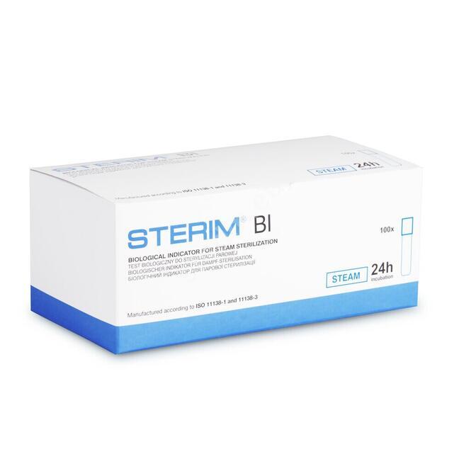 Ampola de teste biológico STERIM para esterilização a vapor durante 24 horas