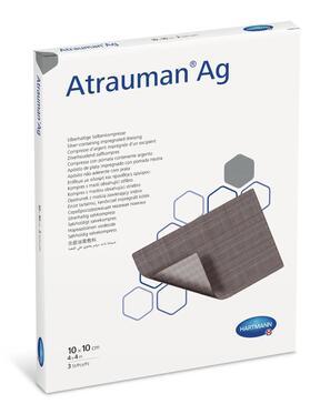 Atrauman® Ag - atsevišķi aizzīmogots - 10 x 10 cm - 3 gab.