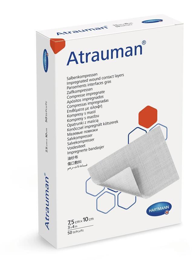 Atrauman® - steril, individuelt forseglet - 7,5 x 10 cm - 50 stk.