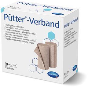 Bandage de Pütter-Verband avec pinces 10cm x 5m
