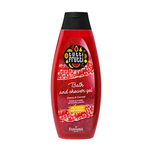 Bath and shower gel - cherry & currant