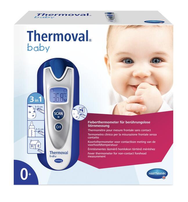 Бебешки безконтактен инфрачервен термометър Thermoval