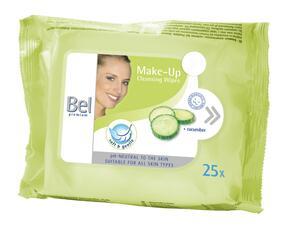 Bel Premium make-up remover wipes with cucumber extract and microfiber