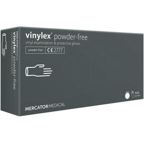 Rękawice winylowe bezpudrowe Mercator Vinylex XL - 100 szt