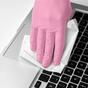 Bezpudrowe rękawice nitrylowe MERCATOR nitrylex pink XS