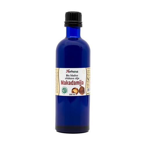 BIO Έλαιο Macadamia, ψυχρής έκθλιψης