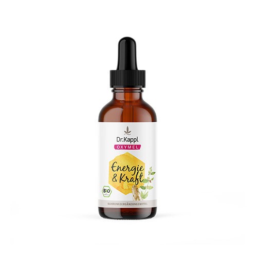 BIO Oxymel Herbal Drops - Energie et force