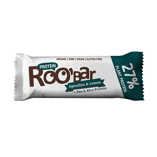BIO Roobar fehérjeszelet - spirulina és citrom