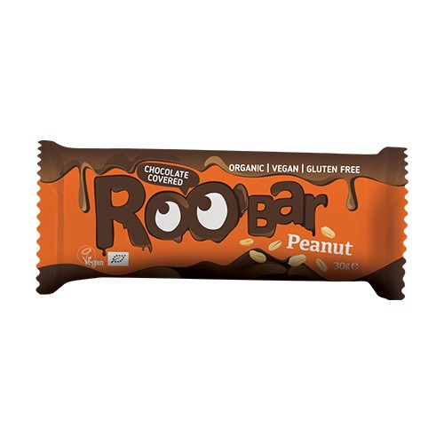 BIO Roobar vegansk bar - jordnødder og chokolade