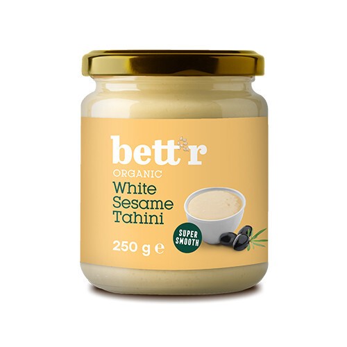 Organic tahini - from white sesame