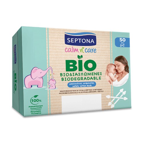Bastoncillos de algodón biodegradables - para bebés