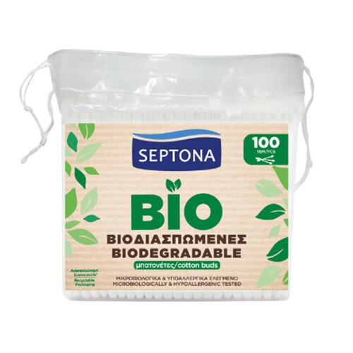 Biodegradowalne bawełniane patyczki do uszu - w torebce