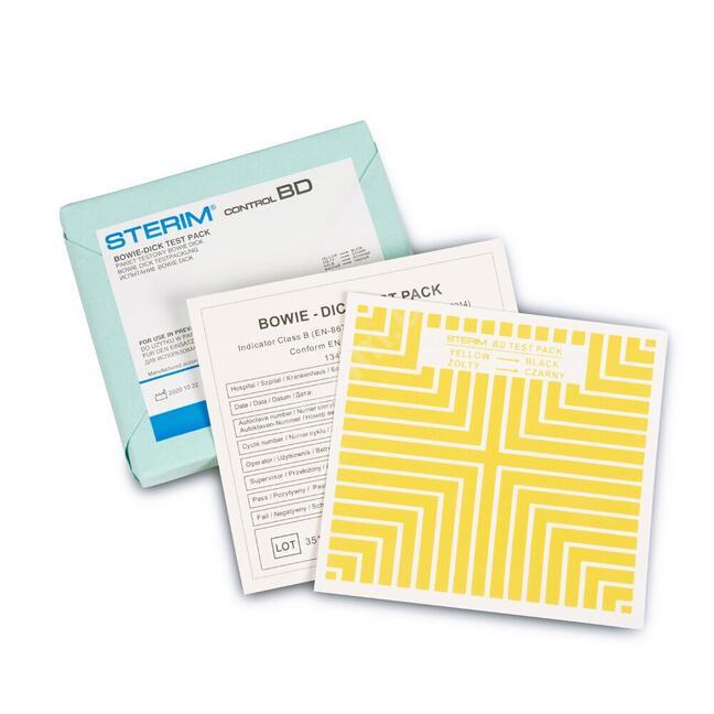 Bowie &amp; Dick testpakket voor het controleren van STERIM® stoomsterilisatie