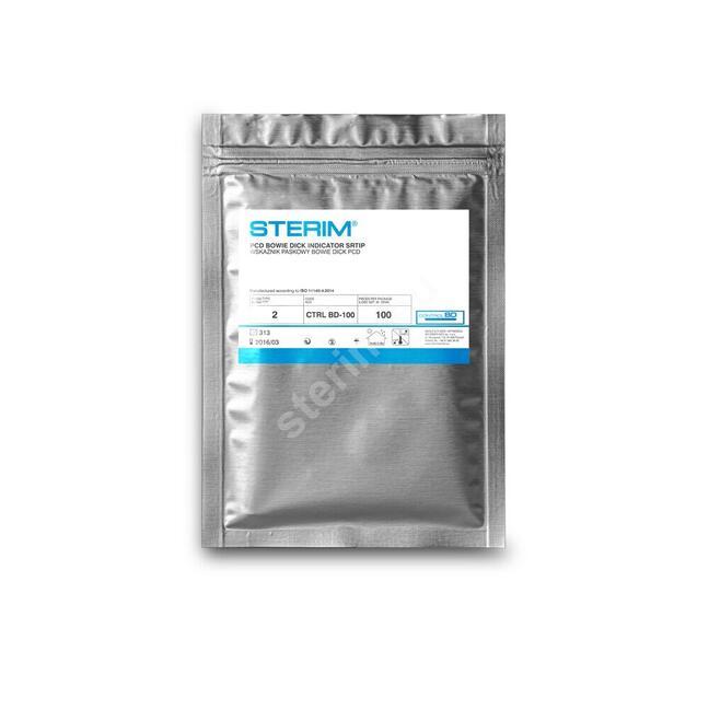 Bowie & Dick STERIM® kontrolltestid auruga steriliseerimise kontrollimiseks - 100 tk
