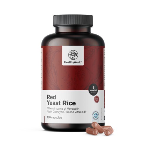 Červená kvasnicová ryža 250 mg