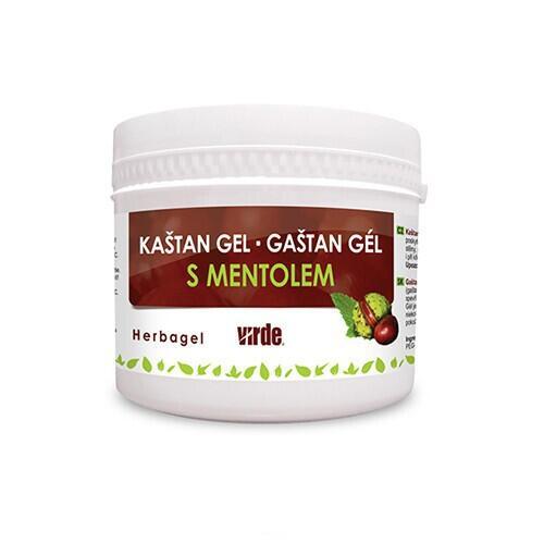 Chestnut gel with menthol