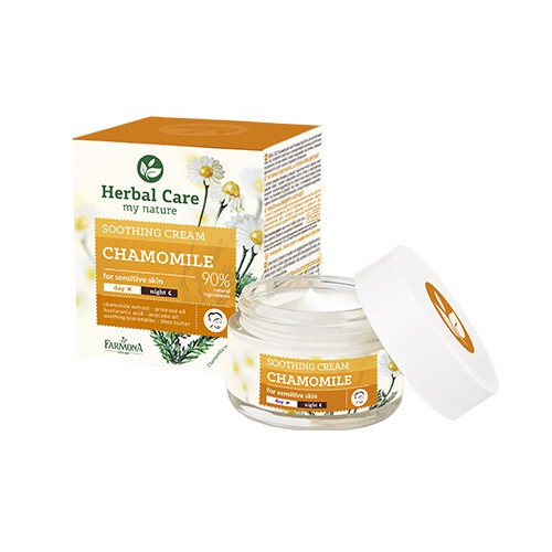 Cream for sensitive skin with chamomile